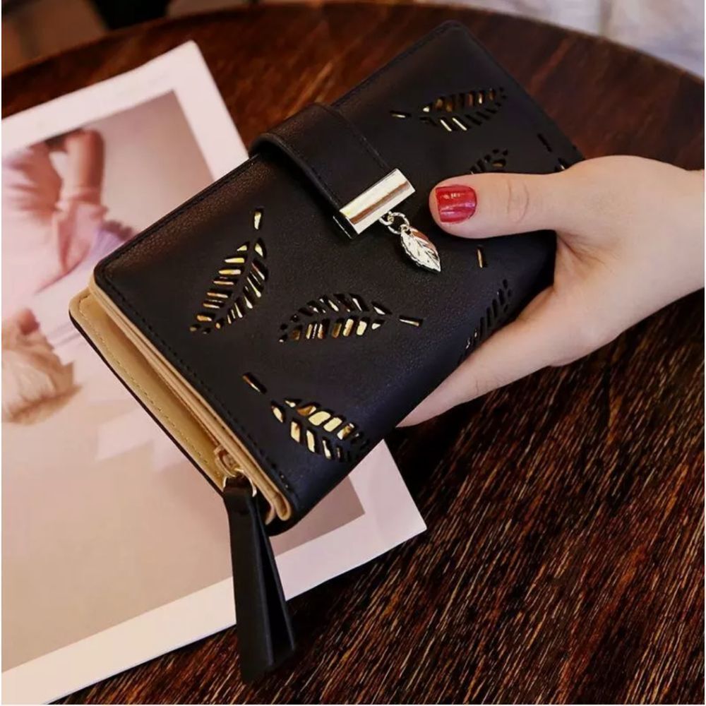Women PU Leather Clutch Bifold Wallet Card Holder Purse Lady Handbag Best Gift